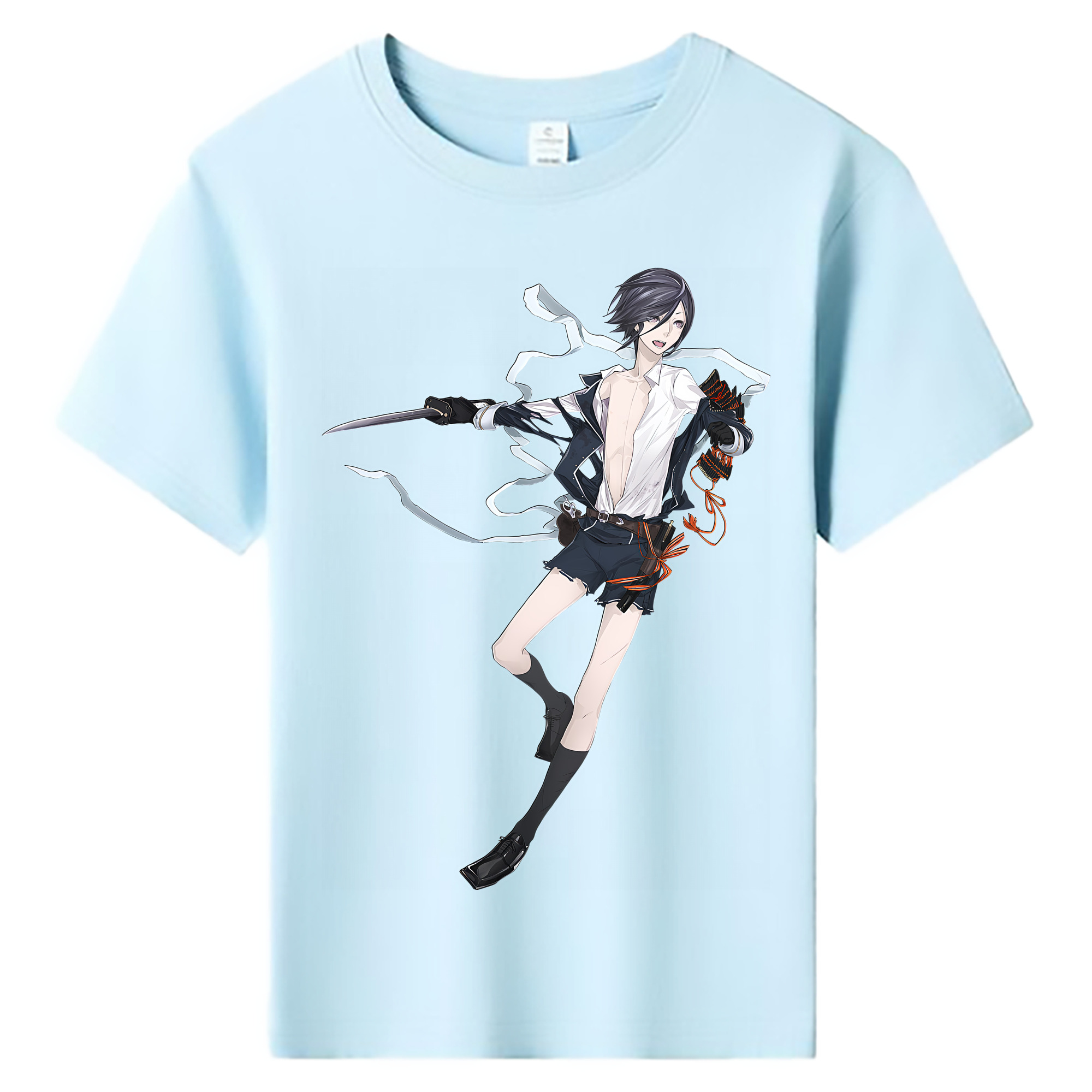 （画像用） 刀剣乱舞 Touken Ranbu 綿100％キッズTシャツ（フロントプリント）